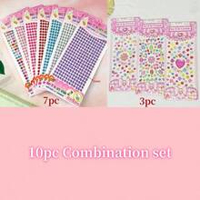 900颗亚克力钻石贴纸套装,包含3种不同尺寸(4毫米/5毫米/6毫米)和15种鲜艳的颜色,适用于装饰手机壳、笔筒、相册、玻璃器皿等各种表面。这款多样化的套装提供独特的DIY体验,让您尽情展现个性化的创意。 - 彩色 - 查看 21