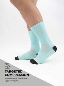 1/4 pary skarpet kolarskich dla mężczyzn i kobiet, idealnych do jazdy na rowerze, biegania, pieszych wędrówek, uprawiania sportu, tenisa, golfa i pracy. Wzory literowe, transportowe i geometryczne. Świetny prezent na święta takie jak Święto Dziękczynienia, Boże Narodzenie, powrót do szkoły, Wielkanoc, karnawał i jesień.