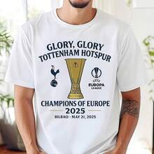 Tottenham Hotspur Europa League S 2025 Shirt, South London Glory Shirts, Spurs Fan Gifts, Glory Glory Shirt, Football Lover Gifts 220G Pure Cotton T-Shirt - Casual Style, Perfect For Fall And Winter, A Thoughtful Day Gift For Family Andcotton Manfinity Ropa De Hombre Clog S Camias De Hombre Matching Outfits For Couples 's Couple Matching Clothes Vintage Shirts Sumwon Streetwear Sumwon Hombre Dmanfinity Romwe Summer Clothes Horror Y2k Anime Shirt Graphic S Streetwear Cistian Clothes Funny T Shirts Band S Beer Shirt Dad - trắng - Xem 1