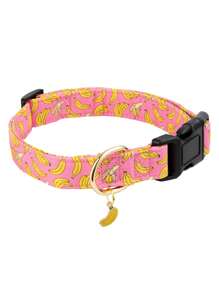 1pc Or 2pcs Fruit Patterns Adjustable Soft Dog Collar With A Little Fruit Charm For Small Medium Large Dogs Buckle Summer Spring Pet Collar For Indoor And Outdoor