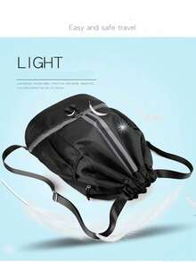 篮球包、游泳包、干湿分离女士收纳包、运动背包、训练健身束口袋、男士背包、女士健身包、个性化礼品、生日礼品、男士礼品 - 黑色 - 查看 7