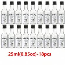 5/20/60/100PCS Mini Liquor Bottles – Versatile & Portable Plastic Containers With Airtight Seal For Spirits, Juices & Sauces – Leak-Proof, Shatterproof Plastic Mini Bottles With Airtight Latch Caps: 0.85oz/1.7oz/3.3oz/5oz Reusable Hand Washable Containers For Food Contact, Party & Wedding Favors Thanksgiving, Halloween, And Christmas Are Applicable