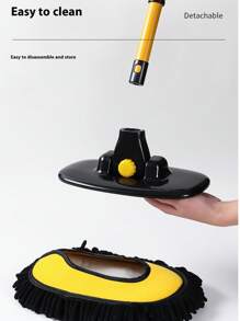 Auto-Wasch-Mop - spezialisiertes professionelles Werkzeug mit gebogenem Griff, Borsten aus weichem Material, die keinen Lackschaden verursachen, Autoputz-Werkzeug