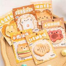 1本可爱食物笔记笔记本，可撕页，可粘贴。适合学生返校季使用，学校用品，返校季 - 彩色 - 查看 7
