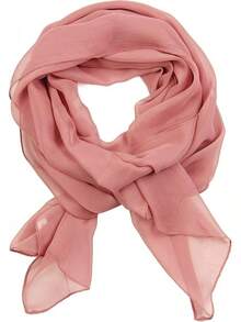 2025PANTONIGHT Long Chiffon Sheer Scarf For Womens - 071 Mauve - View 8