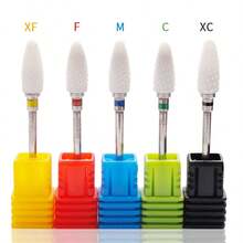 1 件套陶瓷美甲钻头，专业 3/32 英寸（2.35 毫米）指甲锉头，适用于美甲、水晶甲去除和指甲抛光，电动美甲打磨头，适用于沙龙和家庭使用，耐用的指甲护理工具，适合美甲师和 DIY 爱好者 - 彩色 - 查看 8