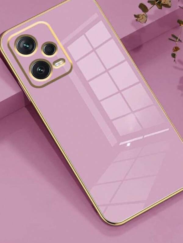 Capinha De Celular Borda dourada para Motoorola Varios Modelos
