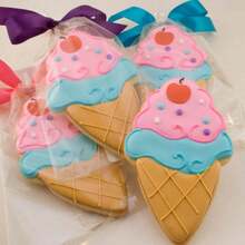 3pcs Summer Theme Cookie Cutter Set, Ice Cream, Drink Stainless Steel Cookie Cutters For DIY Baking, Cake Decorating, Suitable For Kitchen, Kids, Holidays, Back To School, Weddings & Parties - Silver - View 7