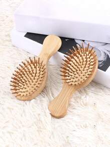 1pc Random Acupoint Massager Scalp Massage Comb, Wooden Air Cushion Brush, Full Body Meridian Massage Tool