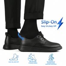 Mens Non Slip Work Shoes Slip On Water Resistant Walking Sneakers Zapatos Trabajo Waterproof Food Service Chef Kitchen  Beach  Casual