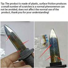 1/2/5PCS Retractable Knife Toys, Disappearing Knife Fake Trick Gadget Toy, Joke Prank Props, Plastic Magic Knife Toys, Birthday Party Gifts, Gift Bag Stufferfake Knife, Party Bag Toys, Toys, Knife, Prank