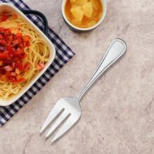 Mainstays Fleetline Stainless Steel Serving Fork, Silver, 1 Piece - 4 - 查看 8