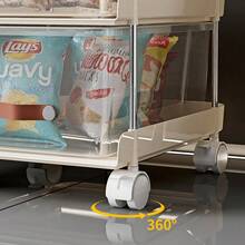 Estante Organizador 3 Niveles Con Ruedas Multifuncional - Blanco - Ver 8