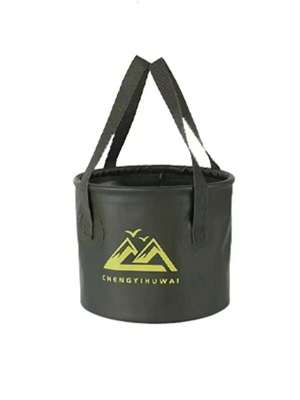 Cubo de agua plegable para exteriores de 10L, balde portátil de gran capacidad multiusos para pesca, tanque de almacenamiento retráctil para lavado de autos