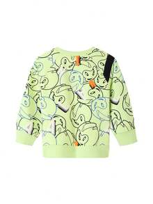 Annil Abbigliamento per bambini: maglia girocollo a maniche lunghe per bambini piccoli, adatta per la primavera