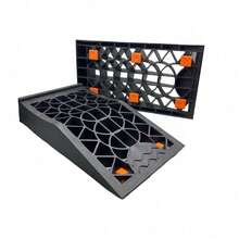 2PCS Heavy Duty Black Low Vehicle Service Car Van Ramps 2.5T+2.5T 5T Capacity - Default - View 10