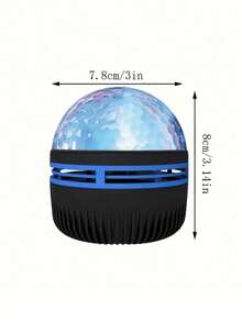 1pc Aurora Night Light - Northern Lights Projector With Remote Control - Room LED Lamp, Mini Night Light Projector Ambience Lighting For Bedroom/Ceiling/Party Decor - Multi-color light - View 10