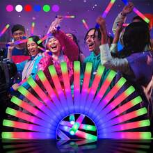 Que xốp phát sáng LED, Vật dụng tiệc phát sáng trong bóng tối cho tiệc cưới Sinh nhật Giáng sinh Halloween Tiệc rave Ưu đãi Que phát sáng Tiệc sinh nhật, Đám cưới, Halloween, Năm mới - Nhiều màu - Xem 2