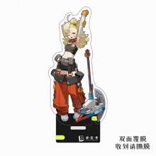 Game Anime 1pc Zenless Zone Zero,15cm Acrylic Stand Keychain Desktop And Home Decoration, Display Stand Person Model, Id Al-Adjha A Graduation Gift For Friends, Backpack For School