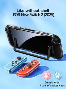 Vỏ bảo vệ cho 2 máy chơi game (Mẫu 2025), Vỏ kim tuyến trong suốt tương thích với Switch OLED/Switch NS, Phụ kiện tay cầm chơi game đa năng, Nhiều kết hợp màu sắc, Phụ kiện trò chơi Switch, Phụ kiện tay cầm chơi game Joycon 2 - Nhiều màu - Xem 14