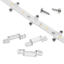 3Set (10pcs/Set) WATERPROOF LED STRIP LIGHT MOUNTING CLIPS CLAMPS 5050 5630 RGB 7020 - White - View 2
