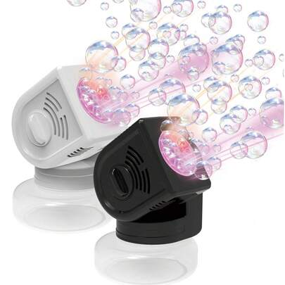 Kids Compact Handheld Automatic Bubble Machine, 2 Color Options For Outdoor Play, Electric Bubble Maker Toy, Suitable As Birthday Gift For Boys And Girls, Stage Performance (Batteries And Bubble Liquid Not Included)