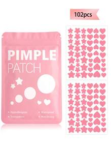 1530 adesivos para acne - suaves e não irritantes, cobrem acne e manchas - adesivos corretivos, à prova d'água e respiráveis, uso facial diário, cuidados com a pele, itens essenciais para cuidados pessoais, fáceis de transportar, adequados para viagens e festas, dicas de beleza, acessórios perfeitos para tirar fotos, adesivos para acne, cuidados com a pele, adesivos invisíveis para cobrir espinhas, 1020/501/255/102/51 peças