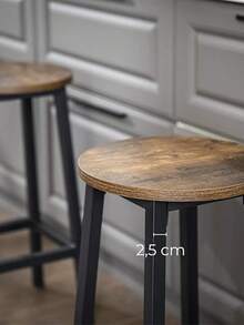 Mobile Storage Islands - Vintagebraun-Schwarz - 查看 4