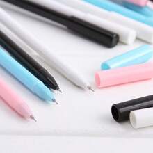 10pcs/Set Random 10pcs Cute Cartoon Animal & Fruit 0.5mm Neutral Pens, Creative Stationery Writing Supplies School Supplies, Back To School - Multicolor - View 8