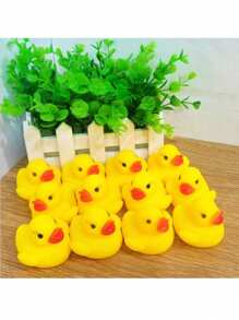 100/50/30/10 只黄色橡皮鸭，吱吱叫的小黄鸭，礼品店和珍珠奶茶店赠品，会说话的橡皮鸭，泳池和浴室，商店装饰 - 夏威夷派对装饰，泳池派对生日派对与泳池装饰，家居装饰小雕像 - 彩色 - 查看 10