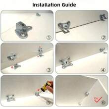 50pcs Zinc Alloy L-Shaped Bracket With Screws - Smooth Metal Furniture Connectors For Cabinets, Drawers, And Wardrobes | Durable And Corrosion-Resistant Hardware Solution