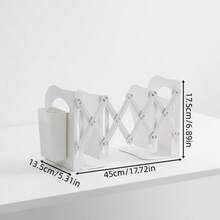 1 件可扩展书架：创意塑料书夹、装订架、书架、笔架、学生友好型节省空间和高效学习组织者 - 彩色 - 查看 17