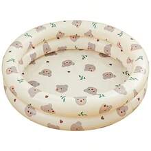 充气韩版熊仔小型儿童泡泡池充气气球池游戏池玩耍池 - 彩色 - 查看 9