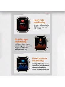 2025 New PRO 10 Ultra Smart Watch 2.19 HD Screen Health Monitoring NFC Function - Black - View 8
