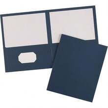 Almacenamiento de archivos  Carpetas de 2 bolsillos, oscuro, 25 unidades (47975), oscuro, 1 caja WDCG - Azul claro - Ver 3