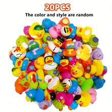 Assorted Rubber Duck Toys, Summer Children's Pool Bath Floating Toys, Suitable For Boys Girls Pool Party, Various Mini Rubber Duck Floating Beach Toys, Gift For Boys Girls Birthday, Summer Beach And Swimming Pool Activities
