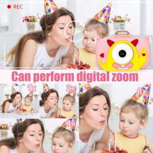 Cámara digital para niños, video HD 1080P y doble cámara de selfie, pantalla de 2.4" con funda de silicona suave, regalo perfecto de cumpleaños y Navidad para niños y niñas de 3 a 12 años (con tarjeta de 32GB)