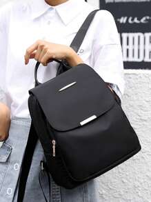 Fashion Solid Color Simple Backpack, Ultralight Backpack For Men And Women Laptop Backpack School Backpack Laptop School Bag Shoulder Bag Travel Bag Sports Bag University Bag Business Bag Outdoor Vacation Bag Backpack Travel Essentials Large Bag Travel Laptop Bag Office Bag