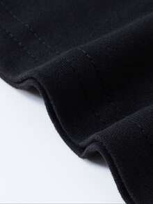 Young Boy Halloween Creative Pirate Graphic Print Short Sleeve T-Shirt, Summer - Black - View 5