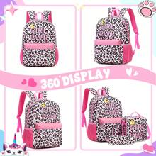 Kid's Luggage Set 5 Piece Suitcase Set 16'' Hardside Luggage With Spinner Wheels Girls Boys Carry On Luggage Travel Rolling Luggage Airline Approved Bag For School School Accessories School Stuff