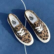 Zapatillas de lona de estilo casual Vans Authentic 44 DX con estampado de leopardo Anaheim de punta baja VN0A38ENVL0 - Multicolor - Ver 10