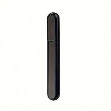 Glass Nail File With Fixed Handle, Portable Plastic Case, For Nail Salon And Beauty Care,Nail Supplies,Nail Tools,Nail Art Tools,Back To School,Nails,Nail Tools For Press On Nails,Manicure Pedicure Tools