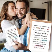 1pc Heartfelt Thank You Card (12cm X 17cm), Premium Paper, Thank Teachers, Mentors, Educators, Colleagues, Suitable For Appreciation, Graduation, Teachers' Day, Retirement, School - Capture The Genuine Gratitude