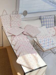 1 件粉色花卉图案平板电脑包 11 英寸电脑包，彩色可爱保护套小包文件袋笔记本电脑内胆包电脑手提包 11 英寸便携式桌包适用于 Mac Book ASUS 平板电脑手提包保护套 9-11 英寸兼容 iPad Air 4 Pro 11 Mini 5 iPad 保护套兼容三星防震袋包返校学校用品包适用于学校工作笔记本电脑包女士 Mac Book 保护套