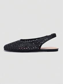 Nuevos zapatos planos de mujer, con diseño elegante y cómodo, transpirables, de rafia. Lindos y adecuados para uso diario, vacaciones y verano