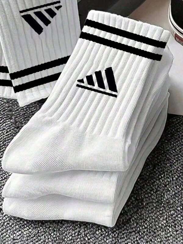 1/3/5 Pairs Solid Color Versatile Socks, Breathable, Comfortable, Absorbent Short Socks Suitable For Daily Wear, Sports, Office, Casual Style, All Seasons Valentines