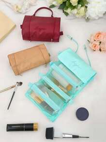 Four-In-One Cosmetic Bag, Cosmetic Storage Bag, Portable Toiletry Bag, Detachable Four-In-One Cosmetic Bag, Multi-Functional Lightweight Travel Women's Folding Travel Cosmetics Storage Toiletry Bag, Multi-Functional Folding Net Bag Toiletry Bag Portable Hanging Travel Storage Bag, Multi-Functional Folding Net Bag Toiletry Bag Portable Hanging Travel Storage Bag