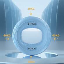 Silicone Rubber 10-60LB Gripping Ring Finger Macaron Color Adjustable Hand Grip Forearm Trainer Carpal Five Finger Strength Exercise Expander Fitness For The Elderly Muscle Workout Exercise Gym - Multicolor - View 5