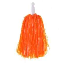 1pc Cheerleader Pompom, Plastic Hand Shaking Flowers Ball For Dance Performance Props Halloween