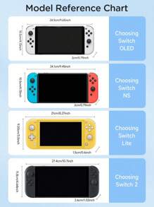 2 szt. Szkło hartowane do ekranu, kompatybilne z Switch/Switch OLED/New Switch2 (2025), konsolą do gier Switch Lite, pełną folią ochronną ekranu konsoli do gier, kompleksowa folia antyzarysowa i przeciwupadkowa